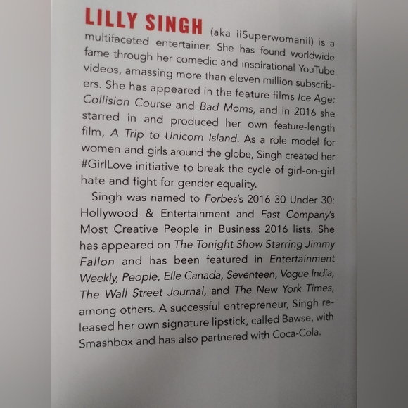 How To Be A Bawse by Lilly Singh Hardcover Book - Picture 4 of 6